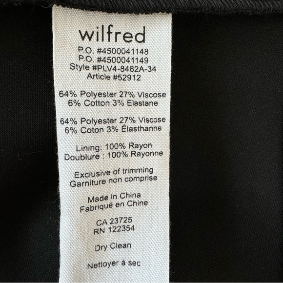 Aritzia Wilfred Verone Check Sleeveless Mini Dress Size XS Navy Green - Picture 9 of 9